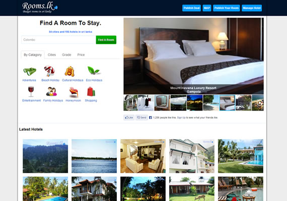 Sri Lanka Hotels | Sri Lanka Tourism Development Authority Approved Hotels. <a href='http://www.rooms.lk' target='blank'>visit</a>